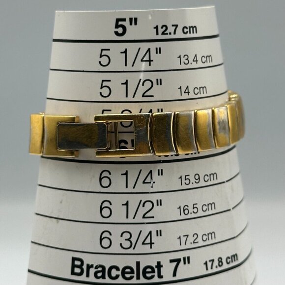 3/$30 Armitron Watch Women Gold Tone Crystal Bezel Round 22MM Dial 6.25" - Picture 11 of 14